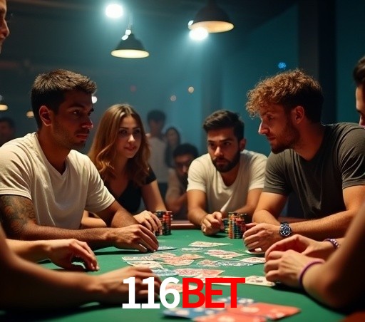 Interface moderna da plataforma 116BET